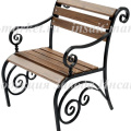 Кресло садовое "Прованс" 0,6м (шоколад с патиной, темная рейка)